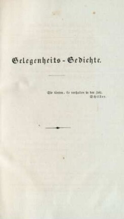 Gelegenheits - Gedichte