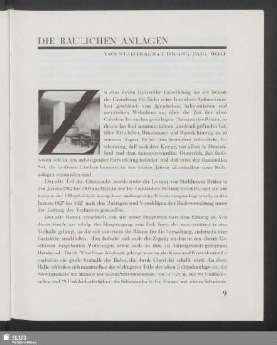 Die Baulichen Anlagen