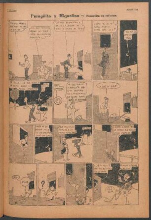 Paragüita y Miquelino. - [Cómic] : Paragüita se reforma