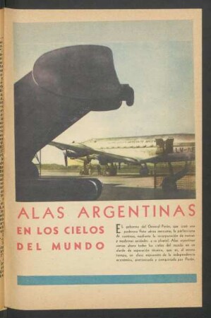 Alas argentinas en los cielos del mundo