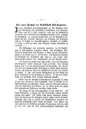 Ein neuer Vorstoß der Gesellschaft Süd-Kamerun