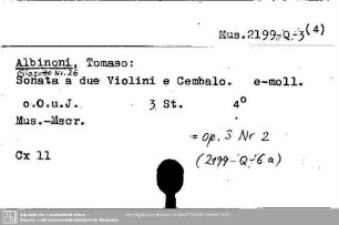 Albinoni, Tomaso