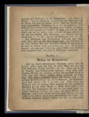 Ausflug 13. Bilstein bei Großalmerode