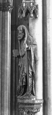 Köln, Dom, St. Peter und St. Maria, Chor, Pfeilerfigur, Apostel Paulus