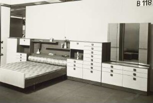 Flachstrecke mit integriertem Doppelbett