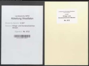 Amt Hausberge - Vogtei Übernstieg - Bauerschaft Leteln: Unterlagen der Revisionskommission
