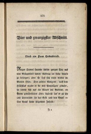 Vier und zwanzigster Abschnitt.