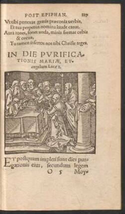 In Die Purificationis Mariae ...