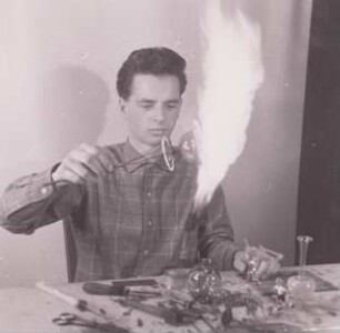 Glasbläser aus Lauscha, Dresden Weihnachtsausstellung 1959