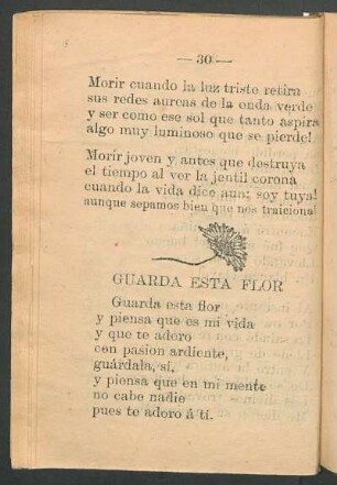 Guarda esta flor