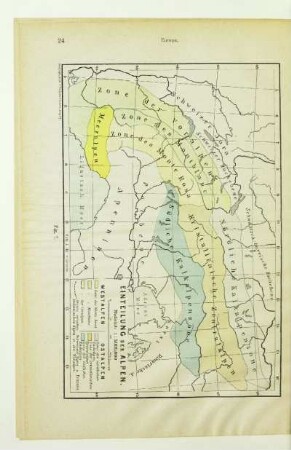Fig. 7. Einteilung der Alpen