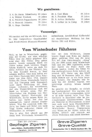 Vom Winterhuder Fährhaus