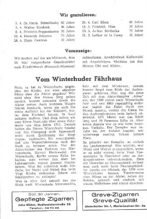 Vom Winterhuder Fährhaus