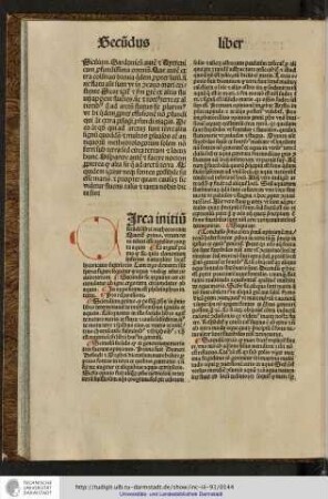 Circa initium secundi libri metheororum queritur primo utrum terra debeat esse totaliter cooperta aquis.