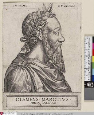 CLEMENS MAROTIVS [Clément Marot; Clemens Marot, poëte françois (Mariette)]