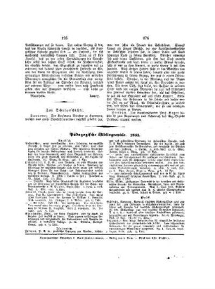 Pädagogische Bibliographie : 1851