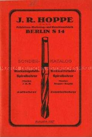 Sonder-Katalog / Werkzeugstahl-Spiralbohrer / Schnellstahl-Spiralbohrer / Aufbohrer / Zentrierbohrer