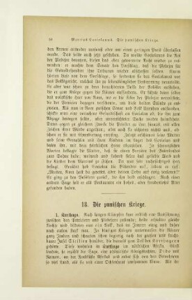 18. Die punischen Kriege