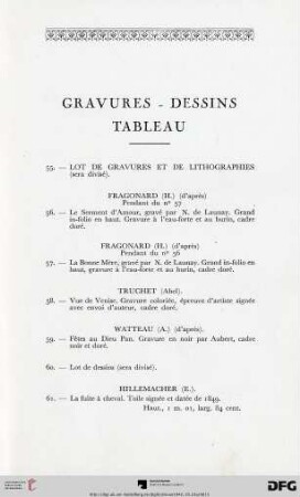 Gravures - Dessins - Tableau