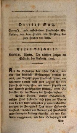 Universal-Geschichte unsers Zeitalters seit dem Anfange der französischen Revolution : nebst Anekdoten. 3. (1811). - 271 S.