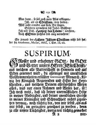 Suspirium.