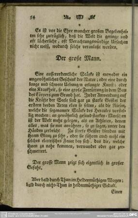 Der große Mann