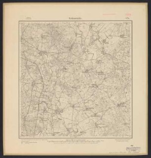 Messtischblatt [1789] = 474 : Grünwalde, 1913 : Messtischblatt [1789] = 474 : Grünwalde. - Aufn. 1911, hrsg. 1913, Aufldr. 1913. - [Berlin] : Reichsamt für Landesaufnahme , 1913. - 1 Kt. : einfarb.