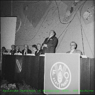 Symposium der Ernährungs- und Landwirtschaftsorganisation der Vereinten Nationen (FAO) im Rathaus Karlsruhe