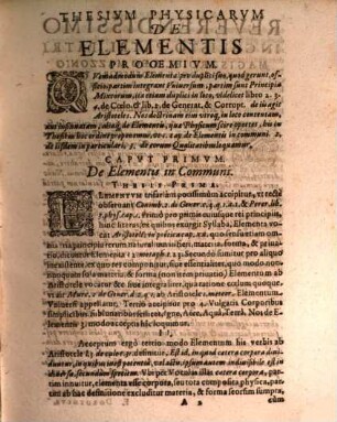 Theses phys. de elementis