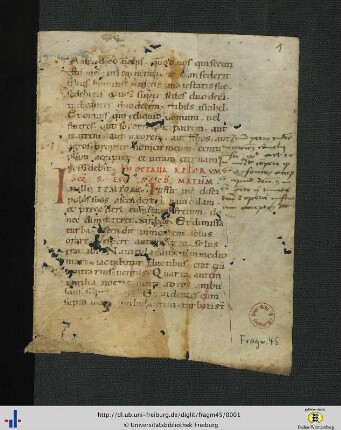 [1r - 3v] Proprium de sanctis: Paulus ap. - "In assumptione sanctę Marię virginis"; Michael archang. - "In vigilia sancti Andree apostoli".