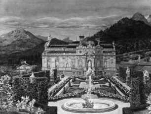 Linderhofer Schloss, Ostansicht