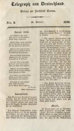 Nro. 3. - 20. Januar 1836