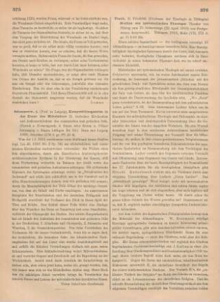 375 [Rezension] Schmarsow, August, Gotischer Kirchenbau und Aussenarchitektur des romanischen und gotischen Stils