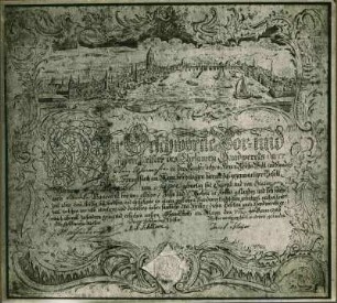 Geleitbrief des Uhrmachers E. Burschel aus Speyer, 1794