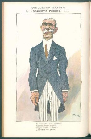 Dr. Norberto Piñero : Caricaturas contemporáneas