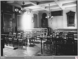 Evangelischer Betsaal mit Orgel im Bürgerhospital, Stiftstraße 30