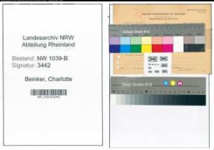 Entnazifizierung Charlotte Beinker , geb. 09.03.1914 (Lehrerin)