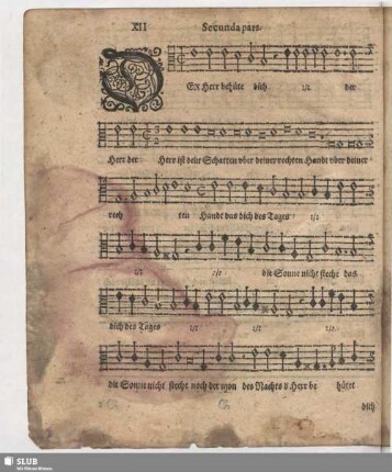 XII. Der Herr behüte dich