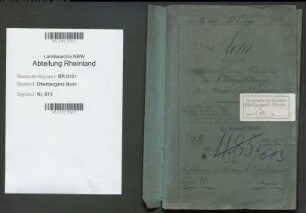 Olligschläger, Wilhelm geb. 15.08.1804; Bergrat; ausgeschieden 1874; Personalakten Band 2