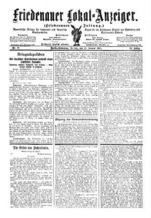 Nr. 19, 22.01.1915