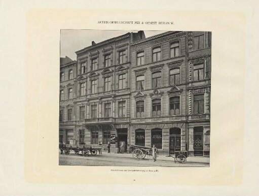 Geschäftshaus der Zweigniederlassung in Köln a./Rh.
