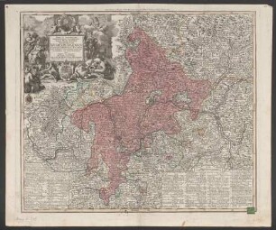 Nova Et Accuratior Repraesentatio Geographica Sacr. Rom. Imperii Episcopatus Würceburgensis Franciae Orientalis Ducatus Cum Omnibus Suis Praefecturis, Et Ditionibus Eò Pertinentibus Etc.