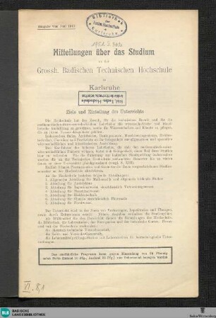 1911, Juni [erste Fassung]
