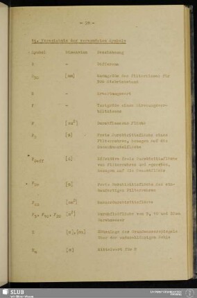 11. Verzeichnis der verwendeten Symbole