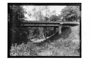 Brückenbau : Südthailand. Betonbrücke über ein Bachtal, 1912/1913