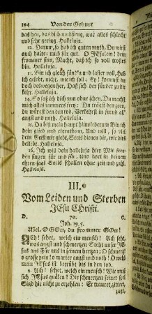 III. Vom Leiden und Sterben Jesu Christi