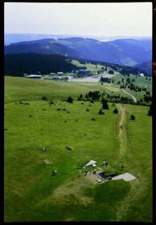 Feldberg: Blick vom Fernsehturm, Richtung Osten, mit Schluchsee