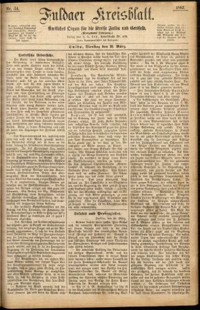 Ausgabe vom Dienstag, den 21. März 1882.