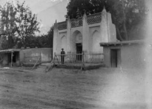 Moschee : Vermutlich eine Moschee im Tian Shan Hochgebirge