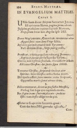 In Evangelium Matthaei.